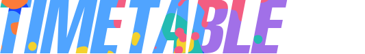 TIMETABLE タイムテーブル